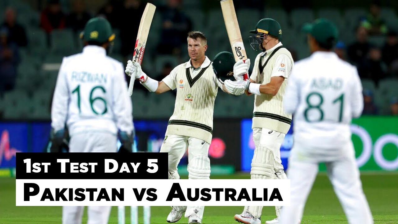 Pakistan vs Australia 1st Test Day 5 Full Highlights PCBM7C2 YouTube