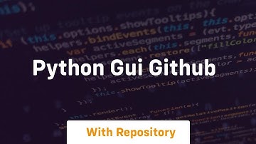 python gui github