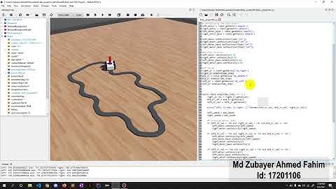 Line Follower Robot | CSE461 Project | Webots