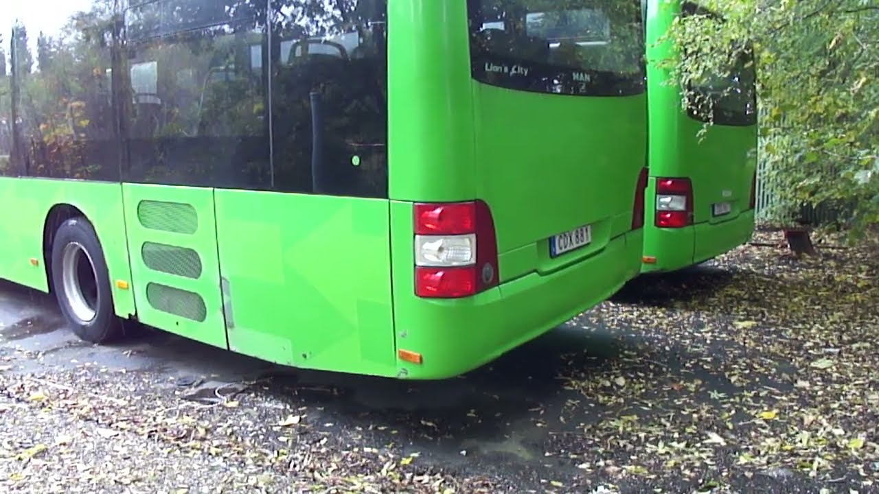 CNG MAN Lion's City bendybus starter motor work out