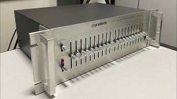 Equalizador Modelo E-1c da Gradiente com alças - conservação raríssima
