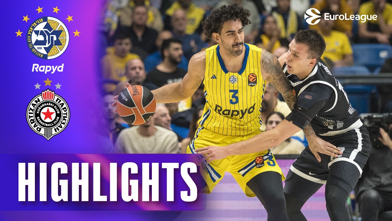 Clark Beats The BUZZER | Maccabi Tel Aviv - Partizan | R26 BASKETBALL HIGHLIGHTS 2025-26