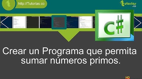 funciones – visualStudio c# (suma de numeros primos)