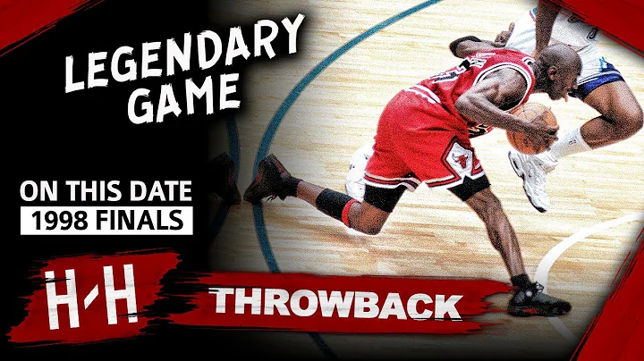 Michael Jordan LAST Bulls Game, Game 6 Highlights vs Jazz 1998 Finals - 45 Pts, EPIC CLUTCH SHOT - 天天要聞