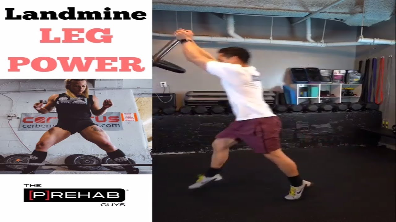Landmine Triple Extension Power Exercise YouTube Landmine Triple Extension Power Exercise YouTube