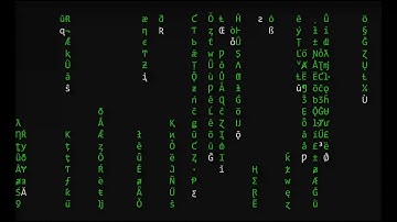 Matrix Digital Rain On Terminal Console