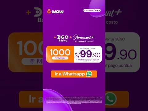 🚀 ¡Aprovecha WOW!