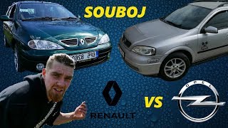 Opel ASTRA VS Renault MEGANE - Souboj ! :) BEZ KOMPRESE (: