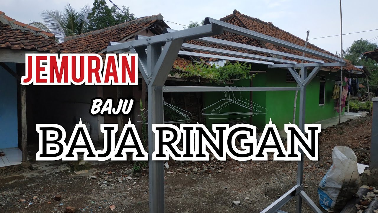  Membuat  Jemuran Baju Dari  Baja  Ringan  YouTube