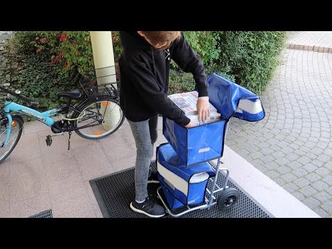 Mein ERSTES MAL Zeitungsaustragen! (Vlog) | Oskar