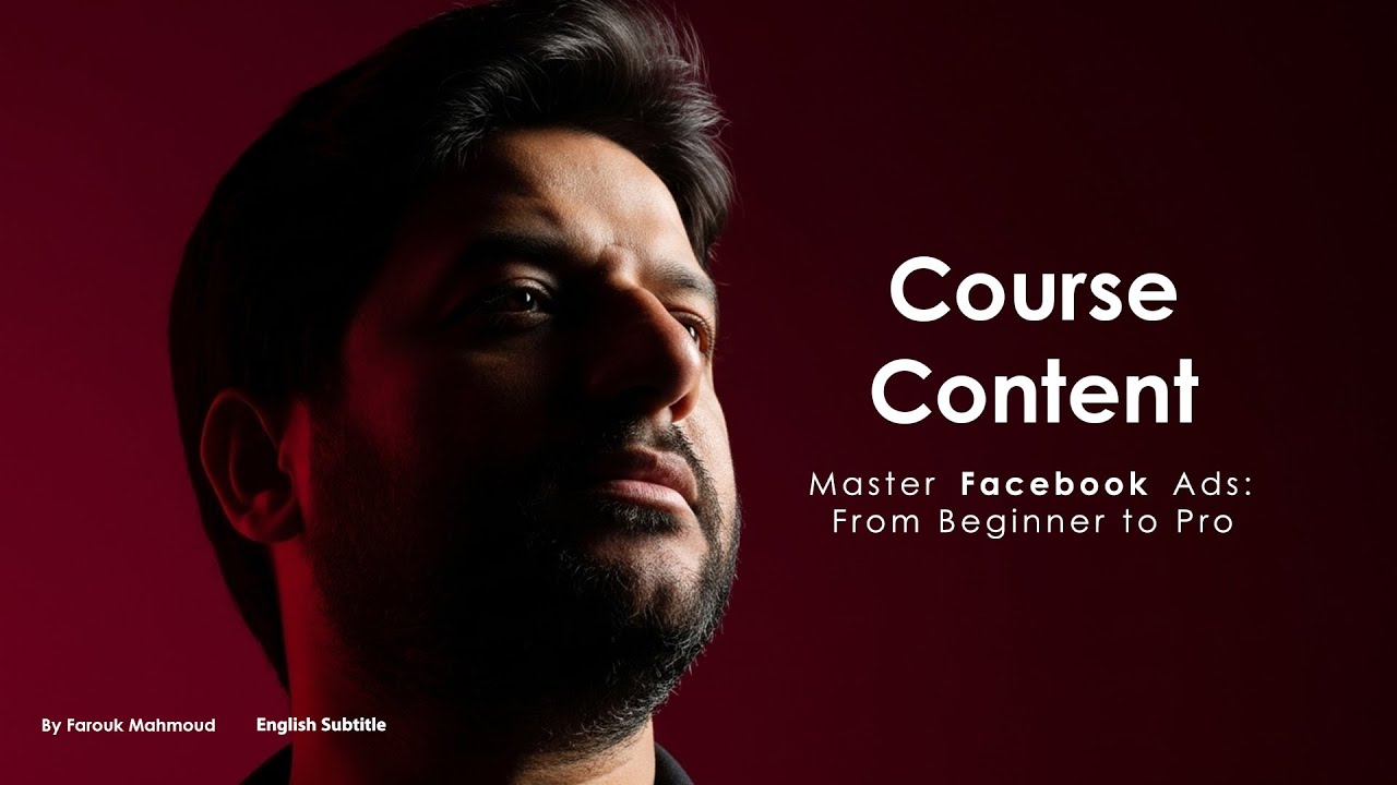 "Master Facebook Ads: From Beginner to Pro - دليل شامل لإعلانات فيسبوك ...