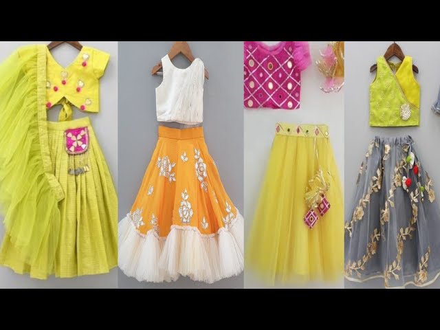 Latest Lehenga Design For Girl | Kids Party Wear Lehenga-gemektower.com.vn
