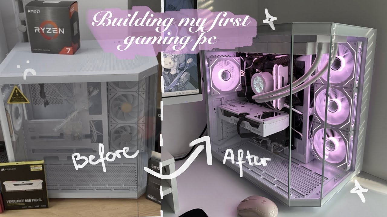 Building my FIRST gaming pc | RX 9060 xt | 2026 🤍 - YouTube