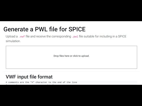 Generate digital piecewise linear PWL waveforms for LTspice