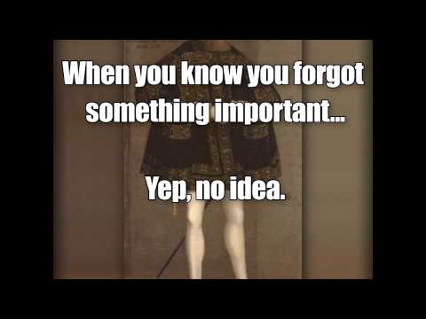 ADHD, making you almost forget your pants since 1700.