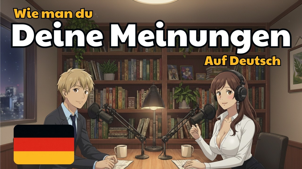 Wie du deine Meinungen selbstbewusst auf Deutsch teilst | Deutscher Podcast für Anfänger