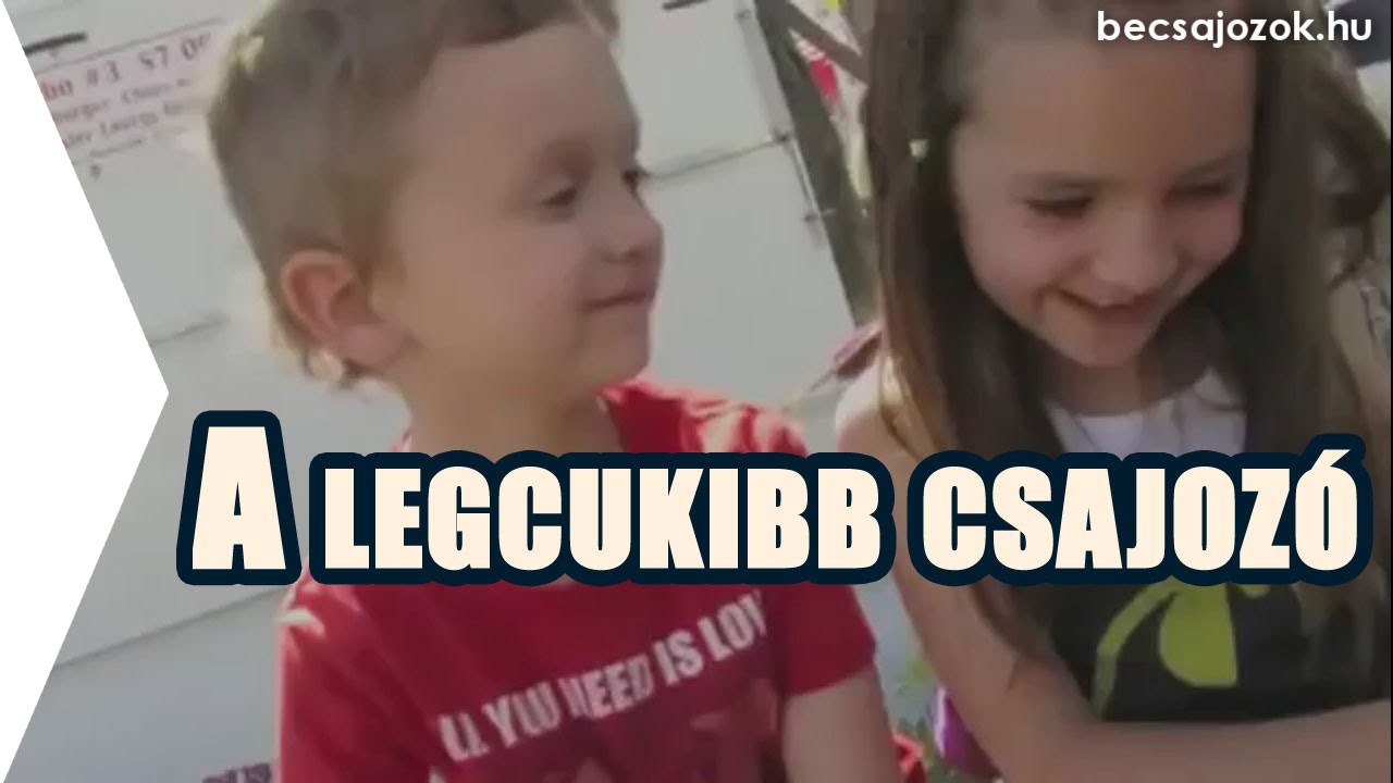 ► A legcukibb csajozó. Már 5 évesen a hódítás királya. ;)