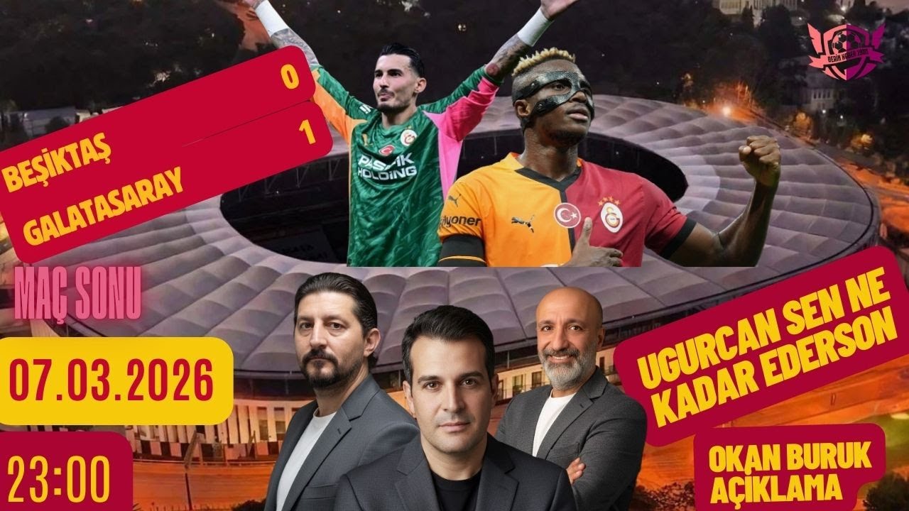 BEŞİKTAŞ 0-1 GALATASARAY MAÇ SONU | CİMBOMDAN KRİTİK ÜÇ PUAN | UGURCAN SEN NE KADAR EDERSON