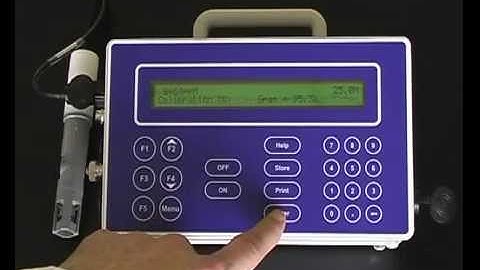 Conducting Dissolved Oxygen Calibration with TPS 90FL-T Water Quality Instruments
