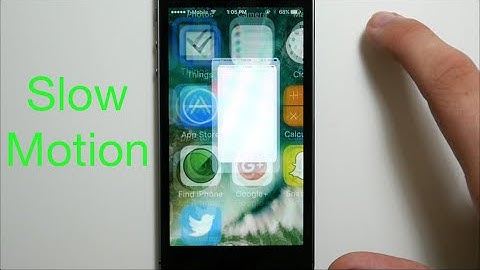 iOS 10 Animations in Slow Motion