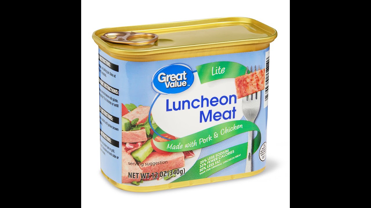 Spam For Breakfast Food Review 26 GREAT VALUE LUNCHEON MEAT LITE