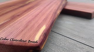 Cedar Charcuterie Boards