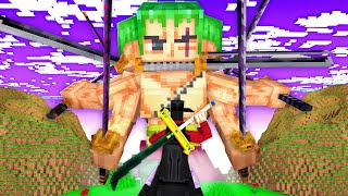 Can Zoro Solo EVERY One Piece Boss in Minecraft?