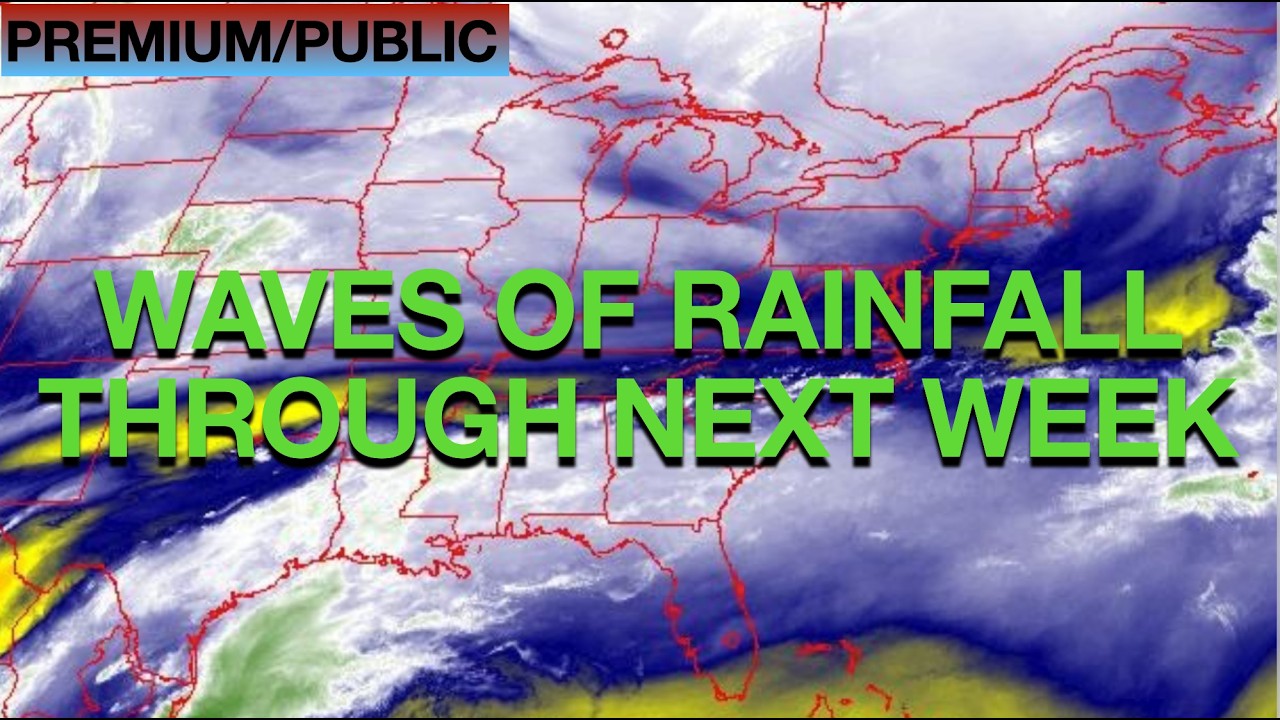 Waves Of Rainfall Through Next Week - YouTube