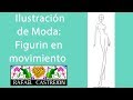 ¿Cómo dibujar un figurin de moda en Movimiento?