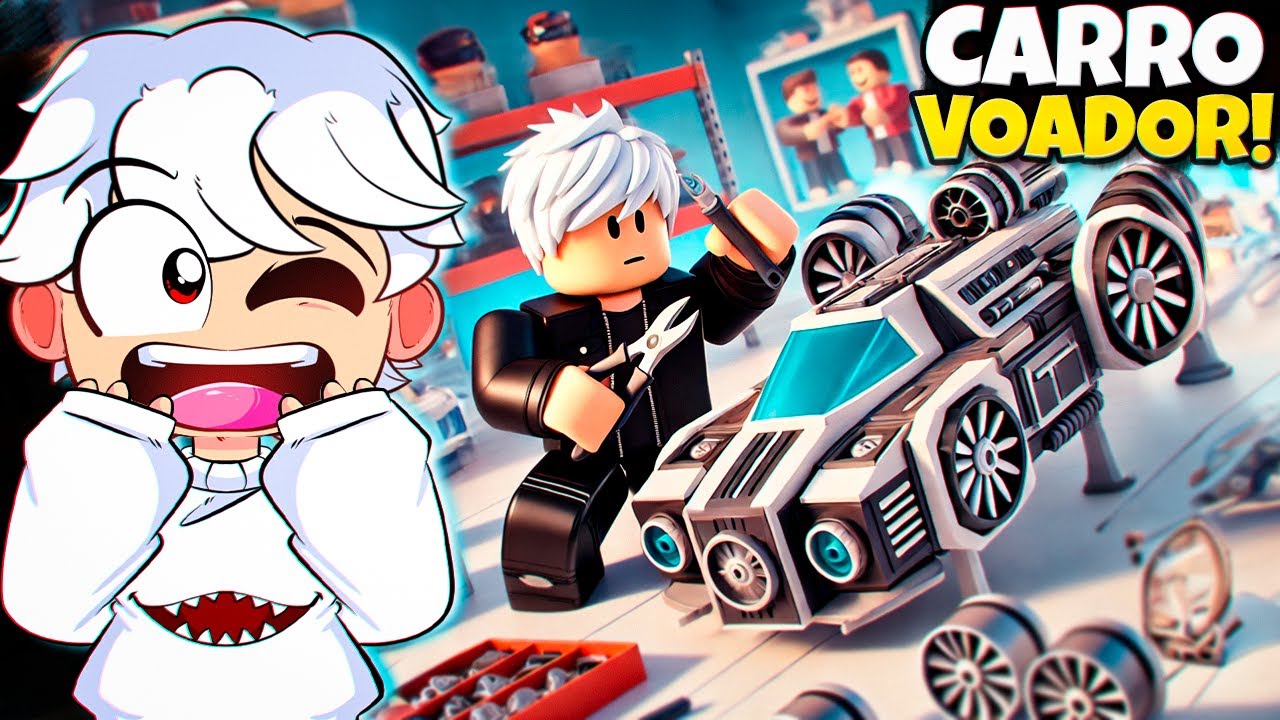 Eu Construi um Super Carro Voador no Roblox