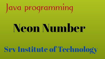 Program to check whether a number is Neon Number or not | Java Online Training