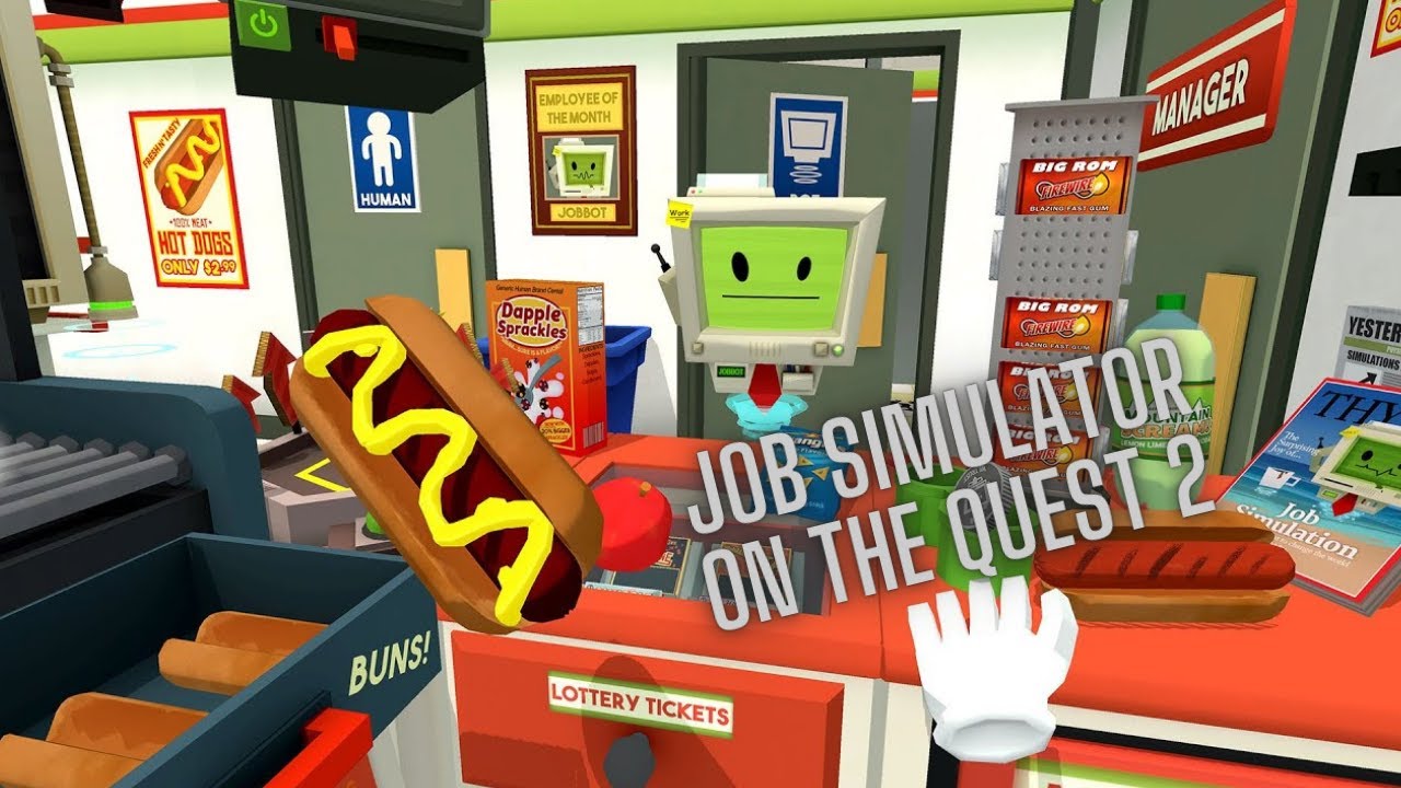 Job Simulator Store Clerk Oculus Quest 2 Gameplay Meta Quest 2 YouTube