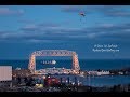 Santa Claus Skydiving over Duluth