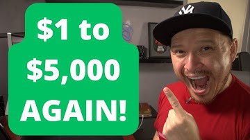 🤑😱$1 to $5,000 With Binary Options - LIVE and COMPLETE Video!😎💶