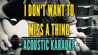 I Dont Want To Miss A Thing - Music Travel Love Aerosmith Acoustic Karaoke