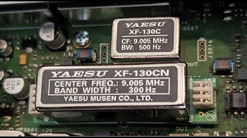 Yaesu FT-DX10 XF-130CN 300Hz fillter comparison