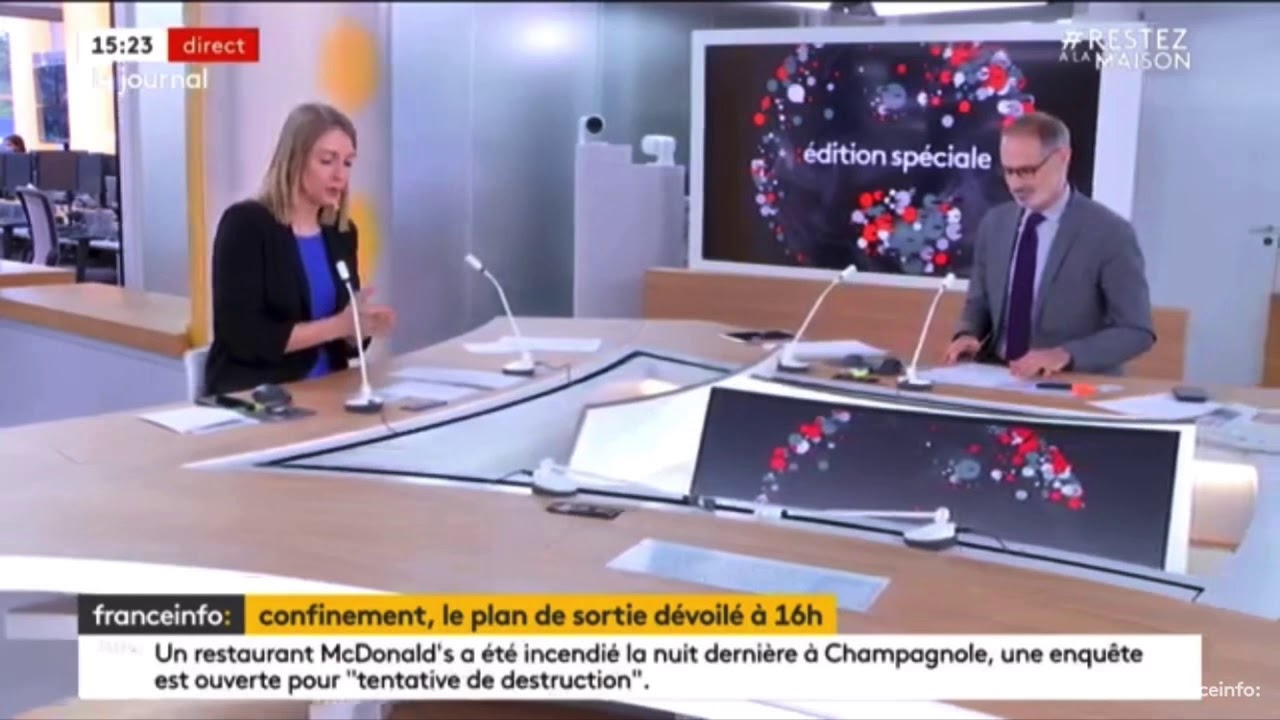 franceinfo: | Décrochage sur France 2 (7/05/2020) - YouTube