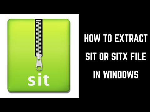 How to Extract SIT or SITX Files in Windows