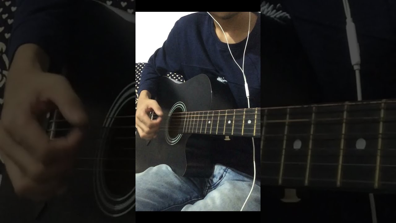 Deathbed - Powfu ft. Beabadoobee - Guitar Cover #shorts