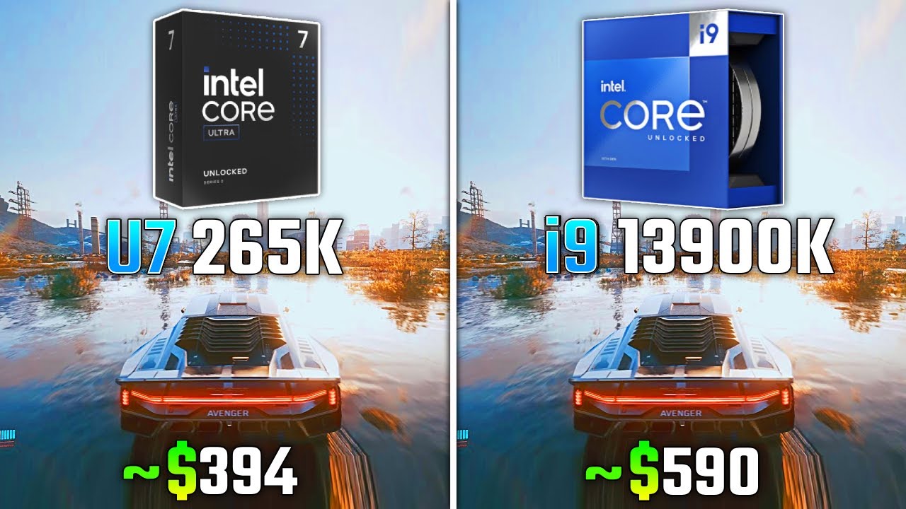 INTEL ULTRA 7 265K vs INTEL i9-13900K | Test in 6 Games - YouTube