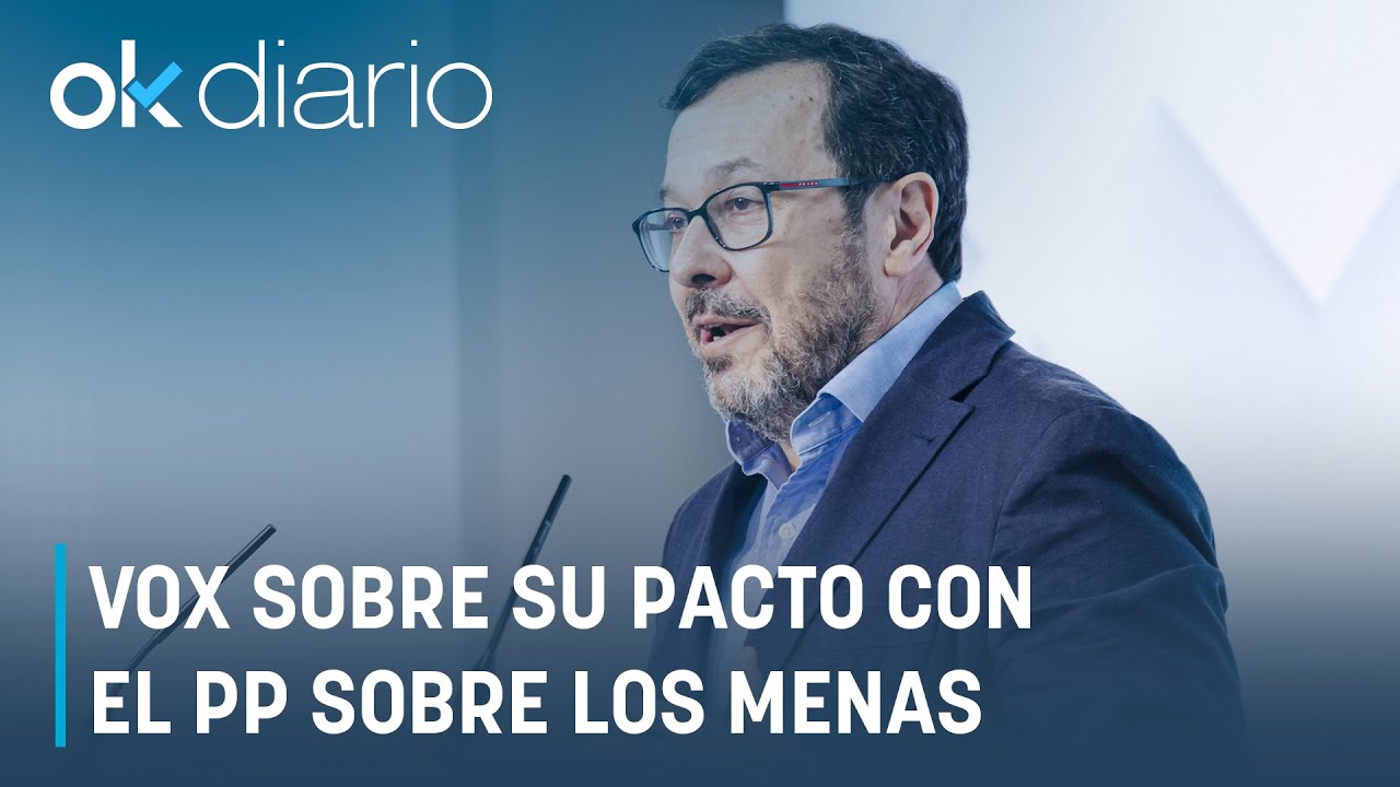 Vox sobre el reparto de menas: "Tenemos un pacto con el PP y no ...