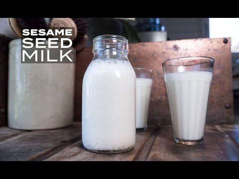 Video: How To Make Sesame Milk At Home
