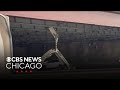 2 hurt after scrap metal from semi truck spills, causes crash on Kennedy Expressway