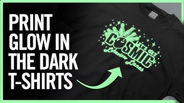 How To Print Glow In The Dark T-Shirts With Screen Printed Transfers