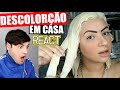 DESCOLORAÇÃO GLOBAL EM CASA SOZINHA? REACT DO PRETO AO PLATINADO DA SHEYLA CAVALCANTE