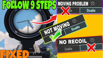 FIX SCOPE AUTO MOVING OR NOT MOVING PROBLEM IN  9 STEPS