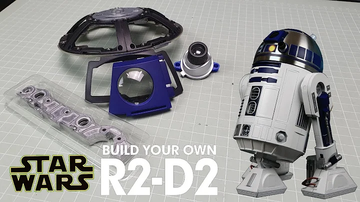 Build Your Own R2-D2 - Pack 3 - Stages 7-10 - Head Frame Panels, Projector Lens and Leg Components