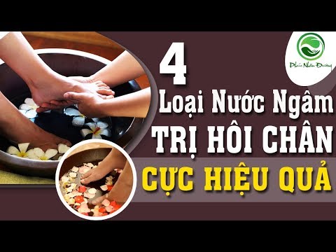 4 Loại nước Ngâm trị hôi chân hiệu quả nhất