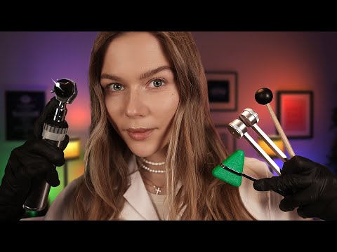 Fastest ASMR Medical Combo (Cranial Nerve Exam, Ear Exam, Ear Cleaning, Hearing Test, Eye Exam)