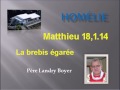 Homélie P Boyer brebis égarée